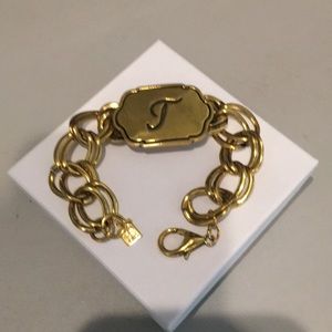 John Wind letter T bracelet